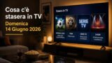 Cosa c’è stasera in tv domenica 14 giugno 2026: programmazione completa, film e serie