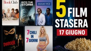 5 film stasera tv 17 giugno: Book Club, Into the Storm