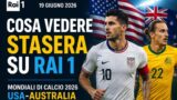 Cosa vedere stasera su Rai 1, 19 giugno 2026
