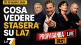 Cosa vedere stasera su La7, 19 giugno 2026