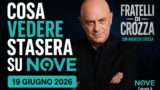 Cosa vedere stasera su Nove, 19 giugno 2026