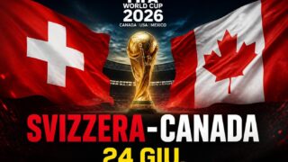 Mondiali 2026: Svizzera-Canada stasera su Rai1