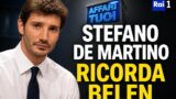 Stefano De Martino ricorda Belen ad Affari Tuoi