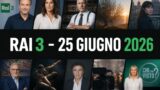 Cosa vedere stasera su Rai 3, 25 giugno 2026