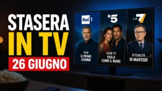 Programmi tv 26 giugno: cosa vedere stasera