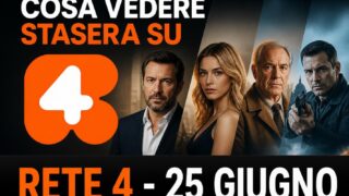Cosa vedere stasera su Rete 4, 25 giugno 2026