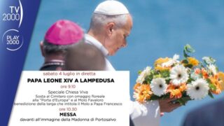 Papa Leone XIV, visita pastorale a Lampedusa in diretta su Tv2000
