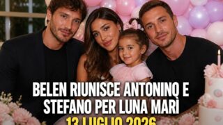 Belen riunisce Antonino e Stefano per Luna Marì