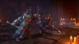 Elden ring incontra minecraft in un  dark fantasy rpg