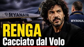 Francesco Renga cacciato da volo Ryanair