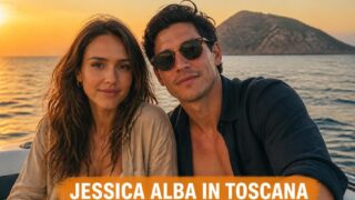 Jessica Alba in Toscana col nuovo fidanzato