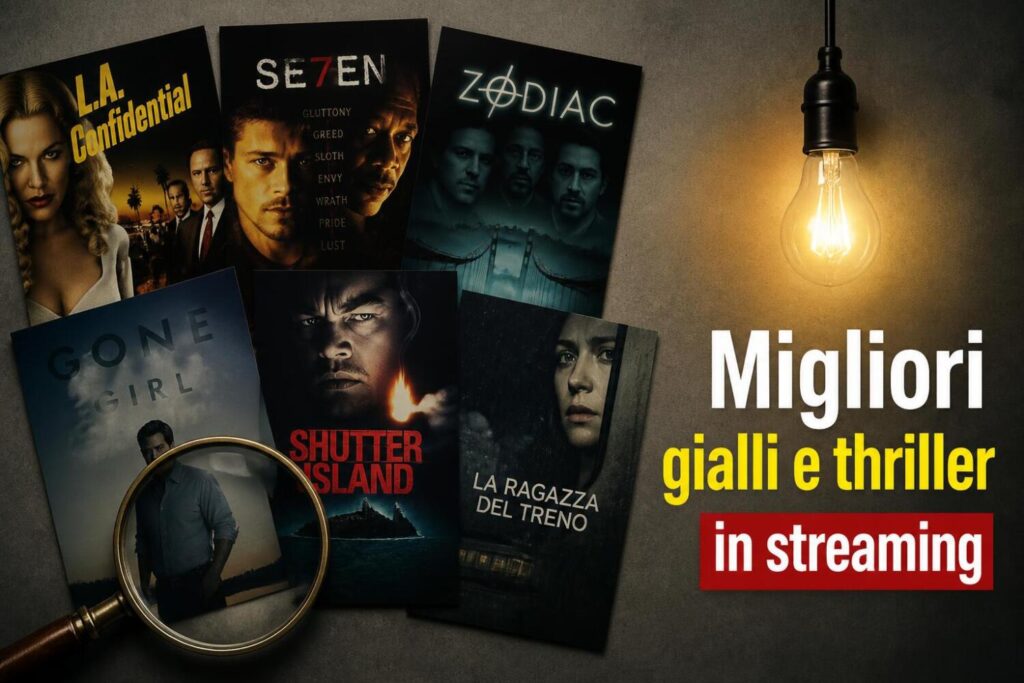 Migliori gialli e thriller da vedere in streaming: consigli imperdibili