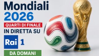 Mondiali 2026 quarti di finale in diretta su rai 1 da domani