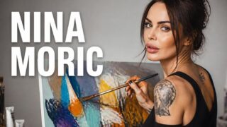 Nina Moric lascia spettacolo per pittura: quadri quotati fino a 16.500 euro