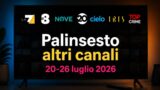 Palinsesto altri canali dal 20 al 26 luglio 2026