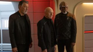 Attore di star trek stesso uomo in crew dell enterprise di kirk e di picard
