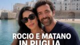 Rocío Muñoz Morales e Alberto Matano in vacanza a Monopoli