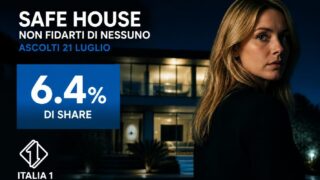 Safe House Non fidarti di nessuno su Italia1 ascolti 21 luglio: 6.4% di share