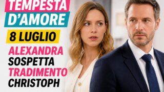 Tempesta d’amore 8 luglio alexandra sospetta tradimento di christoph