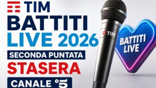 Tim battiti live 2026 seconda puntata stasera su Canale 5