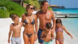 Totti e Noemi ai Caraibi con la famiglia allargata