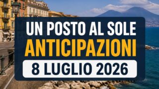 Un posto al sole 8 luglio 2026 anticipazioni puntata di oggi