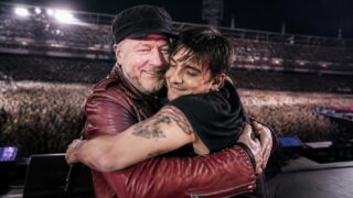 Vasco Rossi celebra Ultimo dopo concerto record