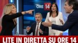 Volano stracci tra Milo Infante e Salvo Sottile su Ore 14