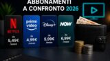 Confronto piattaforme streaming Italia prezzi 2026