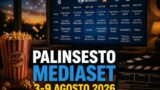 Palinsesto Mediaset dal 3 al 9 agosto 2026
