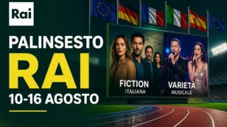 Palinsesto Rai dal 10 al 16 agosto 2026