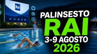 Palinsesto Rai dal 3 al 9 agosto 2026
