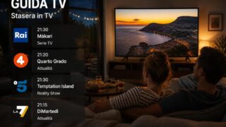 Programmi TV domenica 9 agosto 2026 prima serata