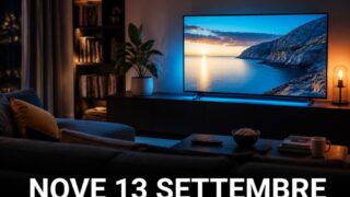 Cosa vedere stasera su Nove, 13 settembre 2026