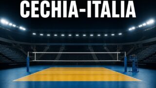 Repubblica Ceca-Italia volley stasera su Rai 2