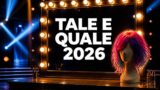 Tale e Quale Show 2026, i 12 concorrenti